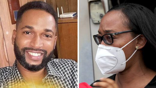 Adrian Wright, left, and Shelly-Ann Wright.