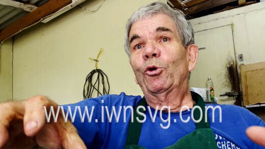 Butcher Richard Gibson says he is having difficulty finding meat to supply his customers. 