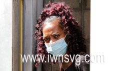 Defendant Tamika Phillips/Erescia Phillips after her arraignment on March 10, 2022. 
