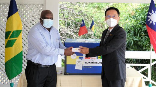 Tawian donates AZ