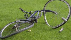 An Internet photo of a damaged bicycle.