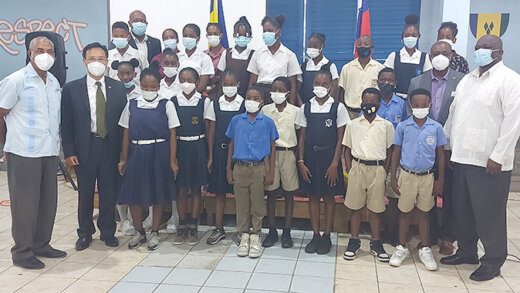 Officials and students 1