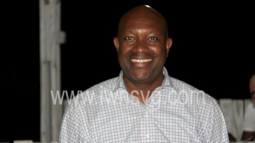 Minister of Agriculture and Industry, Saboto Caesar at the event at Coconut Grove on Friday, May 6, 2022. 