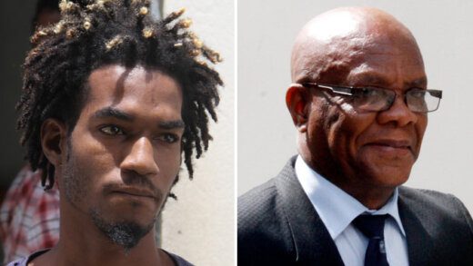 The defendant, Stanley Gumbs, left, and Bertie Pompey. (iWN file photos)