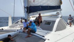 Sweet Janina on the home stretch just off Grenada.