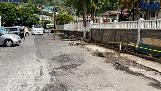 The area in Arnos Vale on Tuesday, June 7, 2022, one day after the stalls were destroyed.