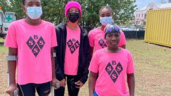 From left: Kentreal Kydd, Jamie Joachim, Kennice Greene, Kione Deshong.