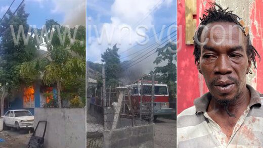Derry Thomas was injured during an attack Saturday night at the house, which was destroyed by fire on Sunday, June 19, 2022.