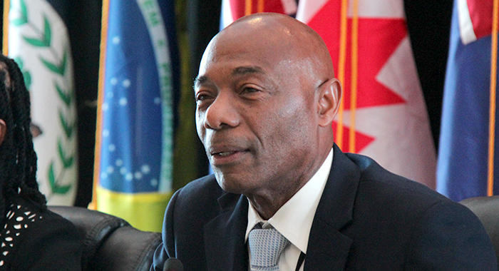 Hyginus “Gene” Leon has resigned as president of the Caribbean Development Bank. (File photo)