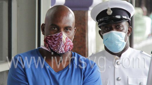 Rapist Terrance Dasent, left, is escorted to prison on Wednesday, June 29, 2022 to serve the remainder of his sentence. 