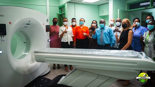 The CT scan machine. (Photo: API/Facebook)