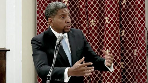 Minister of Finance Camillo Gonsalves speaking in Parliament on Monday, July 25, 2022.
