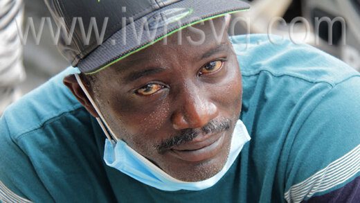 The defendant Chemmie "Wormy" Mc Ree outside the Kingstown Magistrate's Court on Wednesday, July 20, 2022.
