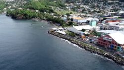 The reclamation site in Kingstown, with Rose Place at left of image. 