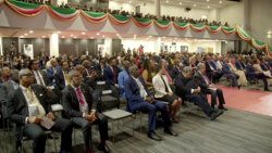 Delegates at the meeting in Suriname. 