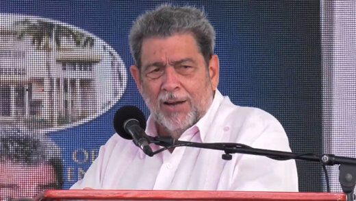 Prime Minister Ralph Gonsalves in July 1, 2022 photo.