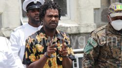 Rapist Shorn Bynoe is escorted to prison on Thursday, July 7, 2022.