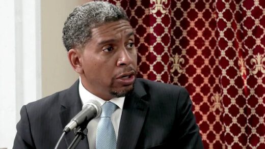 Minister of Finance, Camillo Gonsalves speaking in Parliament on July 25, 2022.