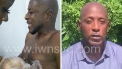 MP for East Kingstown, Dwight Fitzgerald Bramble in the body piercing video, left, and in the video in which he apologised on Sunday, Sept. 4, 2022.