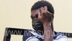 Carl Quow in an Aug. 23, 2022 photo outside the Serious Offences Court in Kingstown.