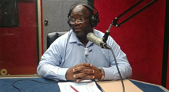 Minister of Education, Curtis King, speaking on his party's radio programme, Star FM, on Thursday, Sept. 22, 2022.