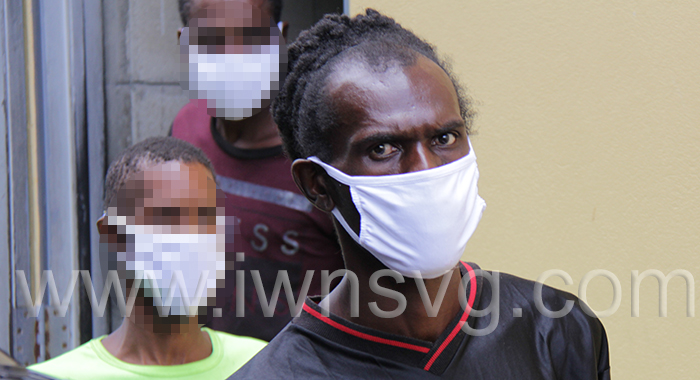 The accused, Delano Richardson, outside the Serious Offences Court on Monday, SEpt. 5, 2022.