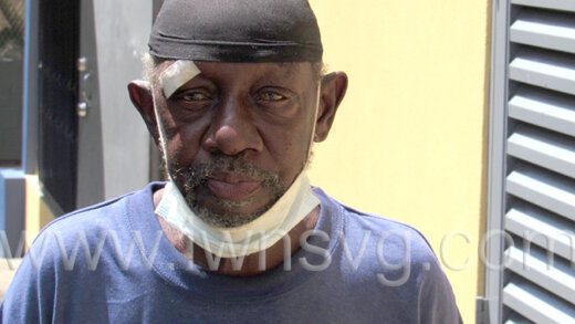 The defendant, Elias Lawrence, outside the Serious Offences Court on Thursday, Sept. 8, 2022.