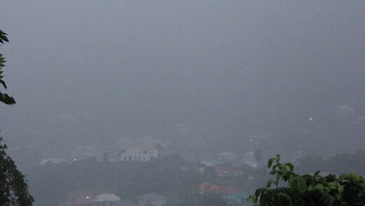 There was heavy rain across St. Vincent early on Tuesday, Sept. 27, 2022.