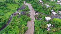 Mudflows are a major risk in areas north of the Rabacca Bridge during period of heavy downpour, such as here in Noel on Saturday, Sept. 17, 2022. (Photo: Richard Robertson/Facebook) 