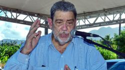 PRime Minister Ralph Gonsalves in a Sept. 1, 202 photo. (Photo: Lance Neverson/Facebook)