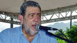 Prime Minister Ralph Gonsalves, in a Sept. 1, 2022 Lance Neverson photo. 