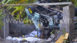 The scene of the accident in Sandy Bay on Sept. 11, 2022.