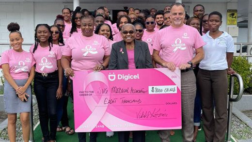 Digicel SVG Goes Pink for Breast Cancer Awareness