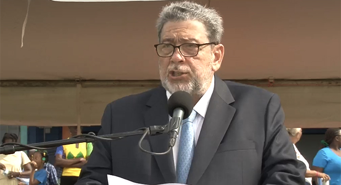 Prime Minister Ralph Gonsalves in an Oct. 27, 2022 photo. 