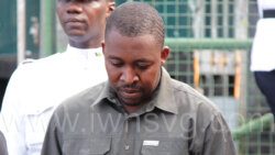 Vandyke "Dez" King is escorted to his sentencing hearing at High Court No. 1, in Kingstown, on Tuesday, Oct. 25, 2022.