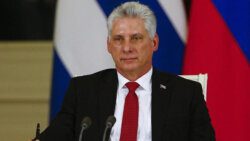 President of Cuba Miguel Mario Díaz-Canel.