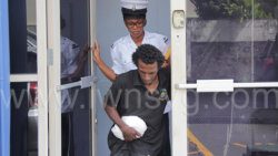 Kamal Small, one of the defendants, leaves the Kingstown Magistrate's Court on Thursday, Dec. 29, 2022.