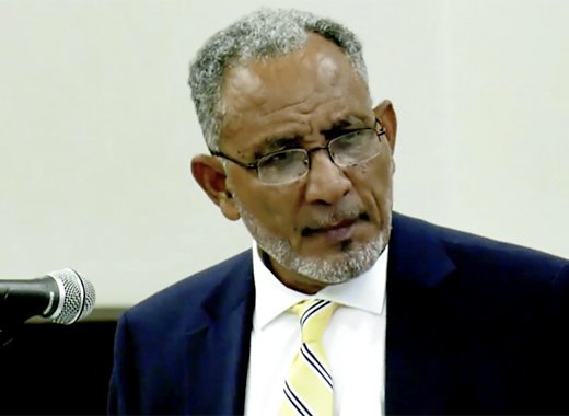 Opposition Leader Godwin Friday in a Jan. 10, 2023 photo. 