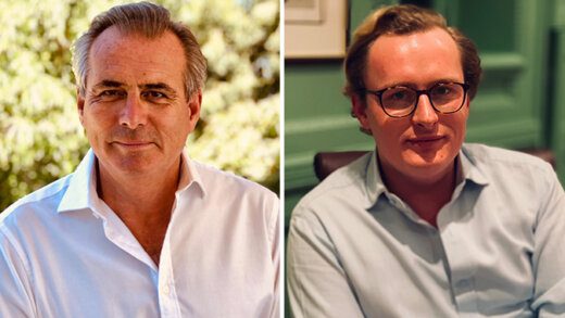 Chairman of JAD, James Archibald,  left, and his son, Maximilian Archibald, the company's managing director in undated photos published on the company's website.