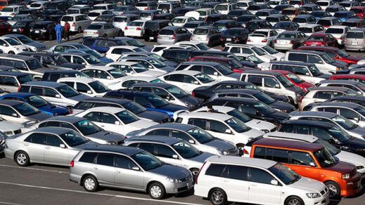 An internet photo of Japanese used cars.