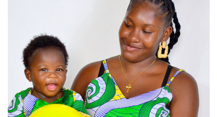 Nadine Davis, right, and her son, Rayden in a photo uploaded to Facebook on Aug. 3, 2020.