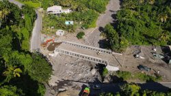 The Overland Bridge in photos posted on Facebook by Sea Operations Ltd. on Dec. 15, 2022. 