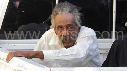 The defendant, John Felix Bristol arrives at Serious Offences Court on Monday, Feb. 27, 2023.