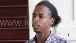 Lindon Caleb Bynoe outside High Court No. 1 on Thursday, Feb. 23, 2023.