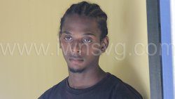 Murder accused, Javid Dasilva outside the Serious Offences Court in Kingstown, on Monday, March 6, 2023.