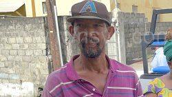 The defendant, John Mofford outside the Kingstown Magistrate's Court on Friday, Feb. 24, 2023.