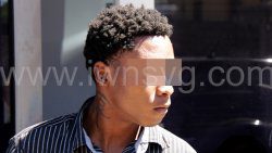The 17-year-old leaves the Kingstown Magistrate's Court on Friday, March 3, 2023.
