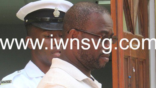 Lesroy Charles outside Georgetown Magistrate’s Court on March 20, 2023.