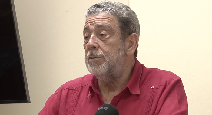 Prime Minister Ralph Gonsalves in an April 5, 2023 photo. 