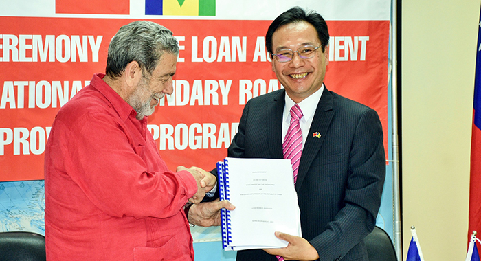 Taiwan loan signing